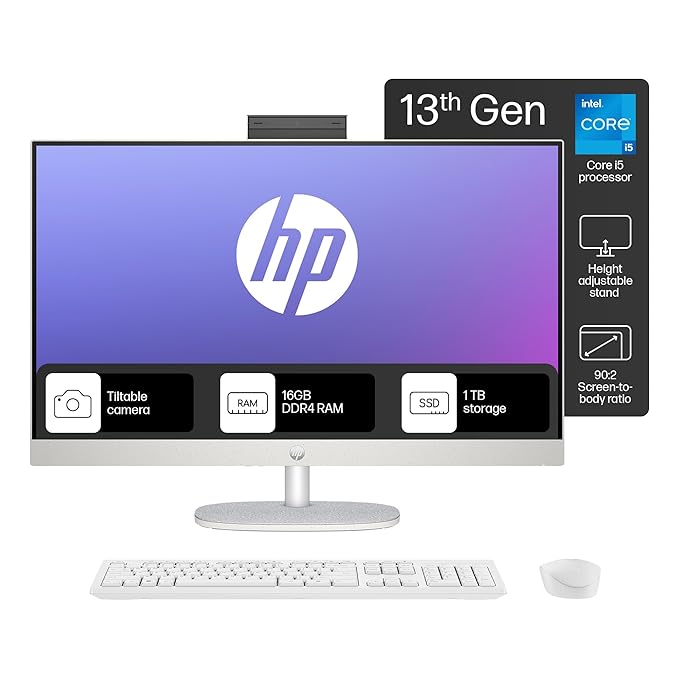 HP All-in-One PC 13th Gen Intel Core i5 27 inch(68.6cm)