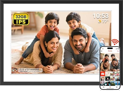 Akimart 32GB 10.1 Inch Digital Photo Frame