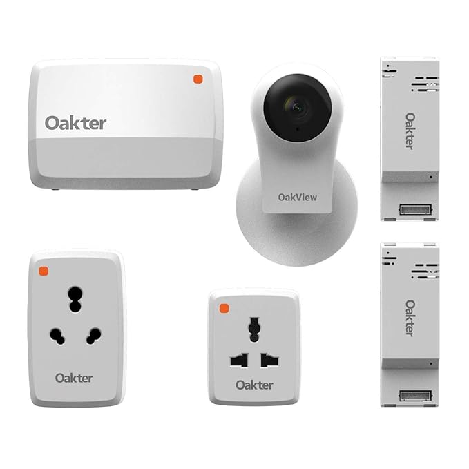 OAKTER Smart Home assistant & Intelli-Cam Kit